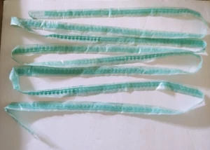Vintage 12 ft Aqua Trim Lace New Covered With Plastic for Protection - Picture 1 of 4
