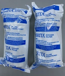 Two Brita 987554 Pitcher Replacement Filters NEW SEALED WITHOUT BOX - Picture 1 of 2