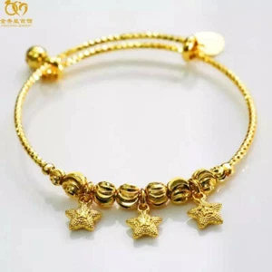 Brazalete Urban Lipi 2 piezas de moda chapado en oro 24K - Imagen 1 de 4