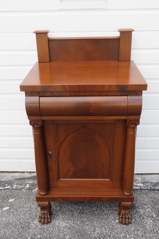 Empire Carved Claw Feet Bar Liquor Bottle Cabinet 4676 Cover