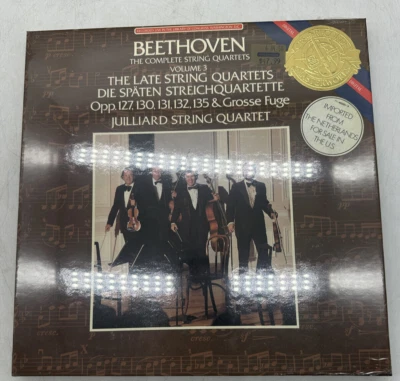 Beethoven Juilliard String Quartet The Complete String Quartets Volume 3 - Image 1 of 4