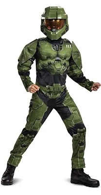 Disfraz Halo Infinite Master Chief Xbox Soldado Halloween Disfraz Niño SM 4/6 Foto 1 de 4