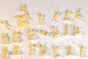 MARX(?) - American Revolutionary War Plastic Figures (x20)-22mm(?) A - Imagen 1 de 8