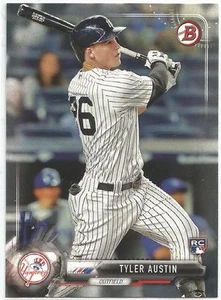 Tyler Austin New York Yankees 2017 Bowman Baseball Rookie Card - Picture 1 of 2