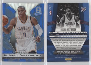 2013-14 Panini Spectra Blue /65 Russell Westbrook #75