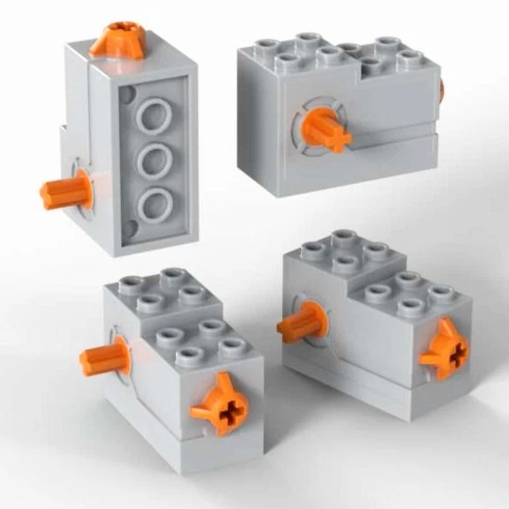 4 LEGO Windup Motor (wind,up,whinche,power,functions,4x4,car,truck,helicopter) - Image 1 of 3