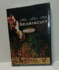 Seabiscuit (DVD, 2003, Full Screen) NEW Sealed Tobey Maguire Horse Racing - Picture 1 of 3