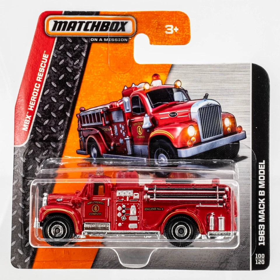 2014 Matchbox #100 1963 Mack B Model RED | MBX COUNTY 4 | FSSC - Image 1 of 1