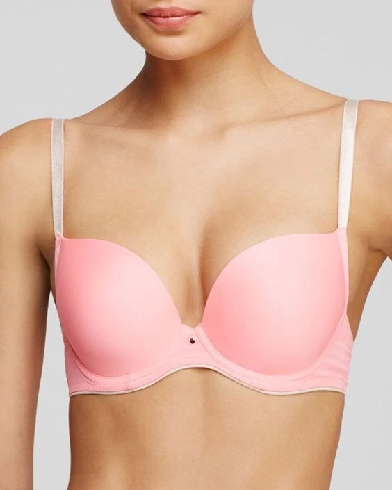 Sexy sujetador camiseta con aros rosa liso Passionata para mujer estilo 5799 $56 Foto 1 de 1