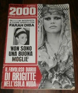 NOVELLA 2000 # 49 - 1968 - Brigitte BARDOT Sandra MILO Vartan Hallyday Celentano - Imagen 1 de 10
