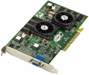 Graphics Card RAGE PRO FURY MAXX 64MB Sdram AGP VGA 256-BIT Directx DX6 Opengl - Picture 1 of 4