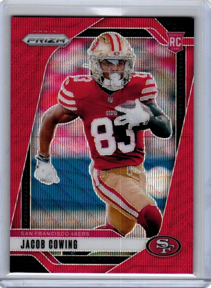 2024 Panini Jacob Cowing Prizm Football (#335) (063/149) Red Color Match - Image 1 of 2