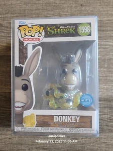 Funko Pop! Vinyl: Shrek Donkey #1598 W/ Protector - Picture 1 of 5