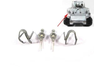 Metal Guards W/ LED Headlights Parts MT167 for Mato 1/16 M4 Sherman RC Tank DIY - Picture 1 of 6