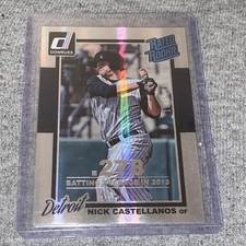 2014 DONRUSS NICK CASTELLANOS /278 STAT LINE PHILLIES DETROIT TIGERS ROOKIE RC