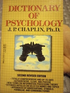 Dictionary of Psychology by J. P. Chaplin (1968, Mass Market) - Bild 1 von 1