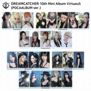 DREAMCATCHER 10th Mini Album VirtuouS Pocaalbum Ver Official Photocard QR Card - Picture 1 of 74