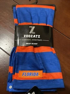 Florida ZooZatz UF Spirit Snap Scarf Orange & Blue Game Day Customize Style NWT! - Picture 1 of 6