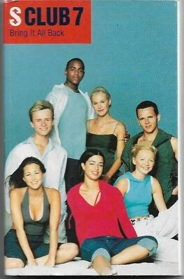 S CLUB 7 BRING IT ALL BACK CASSETTE  single 2 TRACK Electronic Pop Europop House - Image 1 of 4
