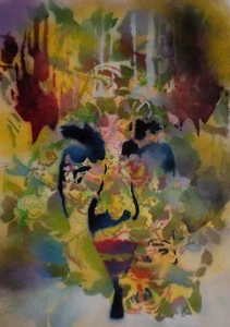 Un Kage Tecnica Mista Su Carta  - Foto 1 di 1