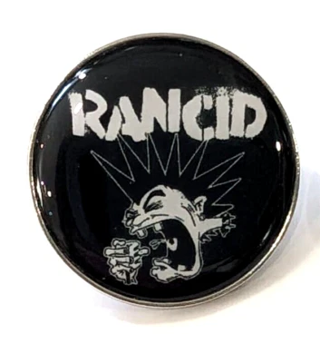 Rancid Band Logo Heavy Metal Rock Enamel Lapel Patch Metal Badge Brooch Pin - Image 1 of 2