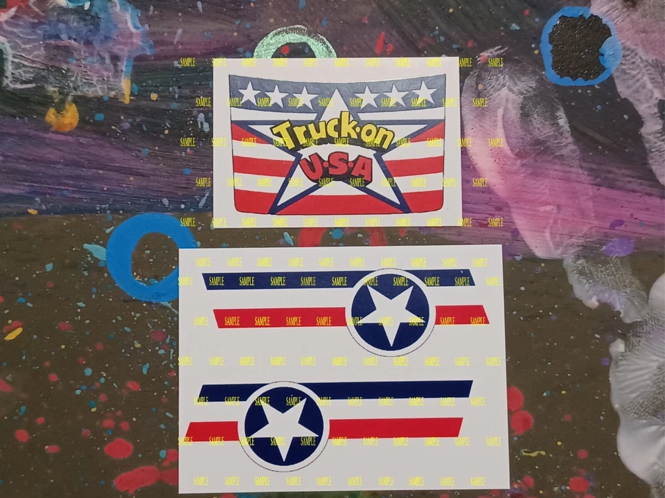 Corgi 440 Mazda B1600 Custom Pick Up Truck Reproduction Stickers - Image 1 of 1