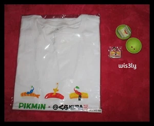 NIP Nintendo Pikmin x Kura Sushi LARGE T-shirt + Magnetic Bookmark Set Limited - Picture 1 of 2