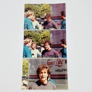 Lot 3 Mel Gibson Snapshots Color Photos Vintage Real 1980's Kodak On Set 6" x 4" - Picture 1 of 9