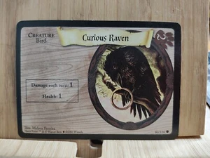 HARRY POTTER TCG🏆2001 #58/116 "Curious Raven" Trading Card🏆 - Picture 1 of 1