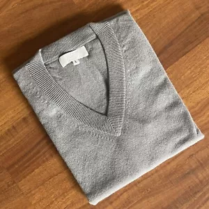 Men's A-Grade Cashmere Sweater - 100% Pashmina V-neck Handmade Jumper Pullover - Bild 1 von 4