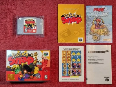Pokémon Snap (Nintendo 64, 1999) CIB 100% Complete In Box - Authentic - Tested - Image 1 of 4