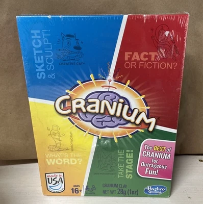 New CRANIUM BOARD GAME 400 Of The Best Challenges Brand SEALED NIB Hasbro USA - Image 1 of 2