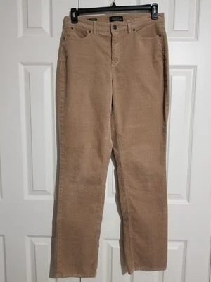 Talbots Pants Women Size 10 Beige Corduroy Straight Curvy Inseam 33 Flawless#423 - Image 1 of 4
