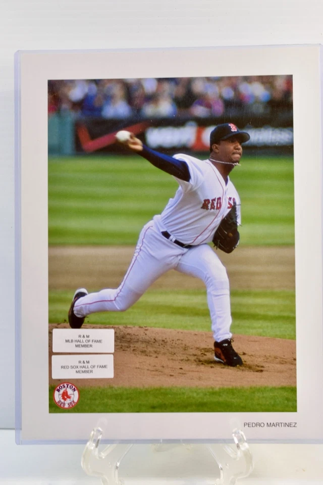 BOSTON RED SOX 8X10 COLOR PHOTO - PEDRO MARTINEZ - Image 1 of 1