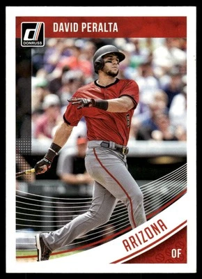 2018 Donruss #52 David Peralta - Image 1 of 2