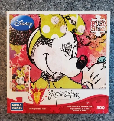 NEW Disney Expressions GLAMOROUS MINNIE 300 piece puzzle - Image 1 of 4