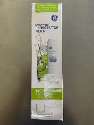 NEW GE MSWF refrigerator water filter replacement SmartWater filter OEM Genuine - Image 1 of 4