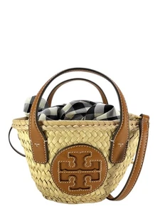 Bolso de Mano Micro Tory Burch Ella Cesta de Paja - Imagen 1 de 8