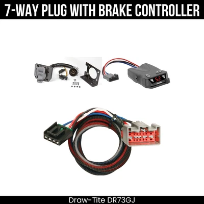 Control de freno de cableado de 7 vías DrawTite para Ford F-350 F-450 F-550 Super Duty 17-25 Foto 1 de 4