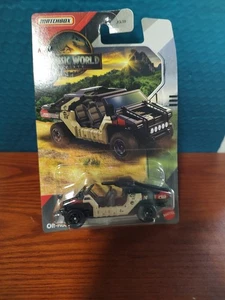 2025 Matchbox Jurassic World Rebirth Off-Road InGen Vehicle BLACK | BEIGE 🆕 - Picture 1 of 12