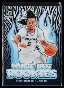 2024-25 Donruss Optic #6 Stephon Castle White Hot Rookies - Picture 1 of 2