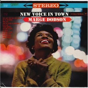 MARGE DODSON new voice in town U.S. COLUMBIA LP CS-8252_original 1960 jazz vocal - Picture 1 of 4