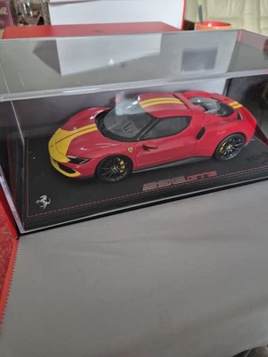BBR P18211D1 Ferrari 296 GTB Assetto Fiorano Rosso Corsa 322 99pcs 1/18 prevente - Photo 1/4