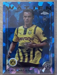 Kjell Watjen Image Variation 2024-25 Topps Chrome Sapphire UEFA (1:8 packs) - Picture 1 of 2