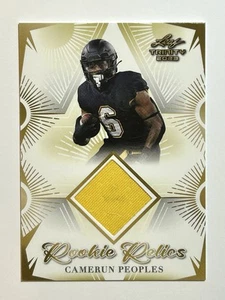 2023 Leaf Trinity #RR-7 Camerun Peoples RC Patch Rookie Relics - Picture 1 of 8