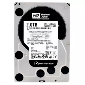 Western Digital Black 2TB WD2001FASS 7200RPM 64MB Sata II 3,5'' Zoll - Picture 1 of 5