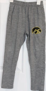 *BOYS SIZE 6 WES AND WILLY GRAY KNIT ACTIVE WEAR HAWKEYE LOGO PANTS-EXC 4-30-22 - Picture 1 of 6