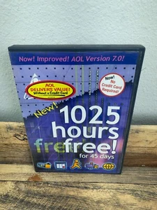 AOL 7.0 Collectible DIsk in Case 1025 Hours Free - Picture 1 of 2