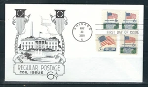 USA SC # 1338a Flag FDC . Cacheted Cover - Picture 1 of 1