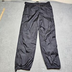 REI Gore-Tex Hiking Rain Pants Men’s XL Tall Black Zipper Side